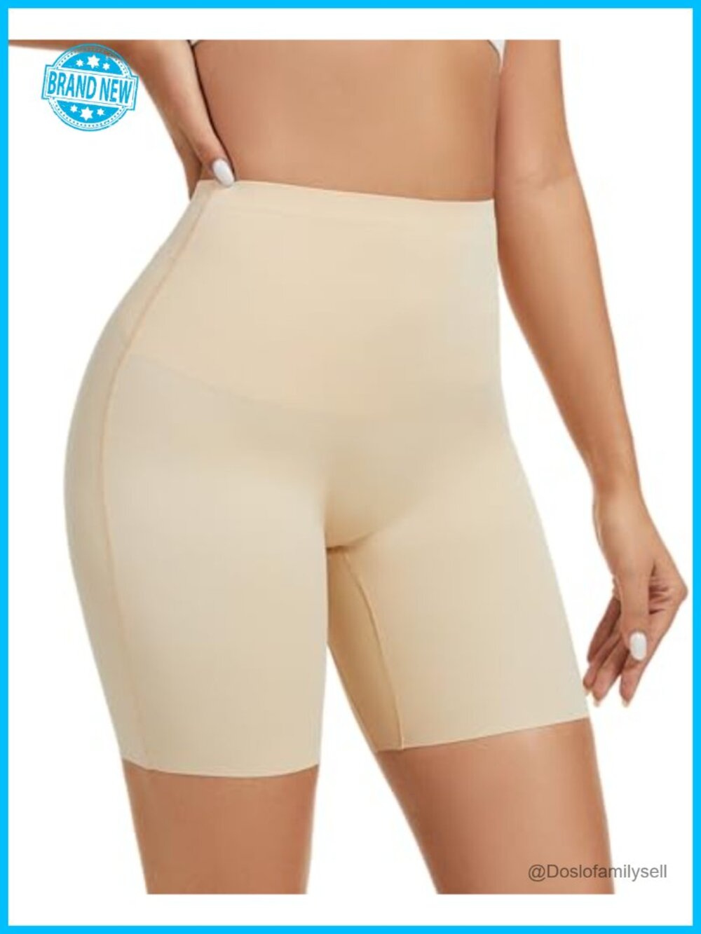 Seamless Anti Chafing Slip Shorts High Waist Under Dress Biker Boyshorts